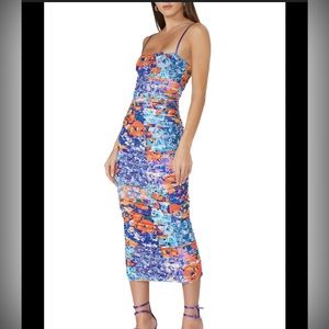 AFRM Hazel floral midi dress.